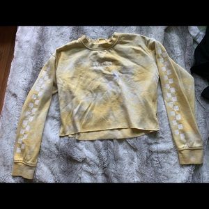 Vans Cropped Tie dye Long Sleeve Shirt